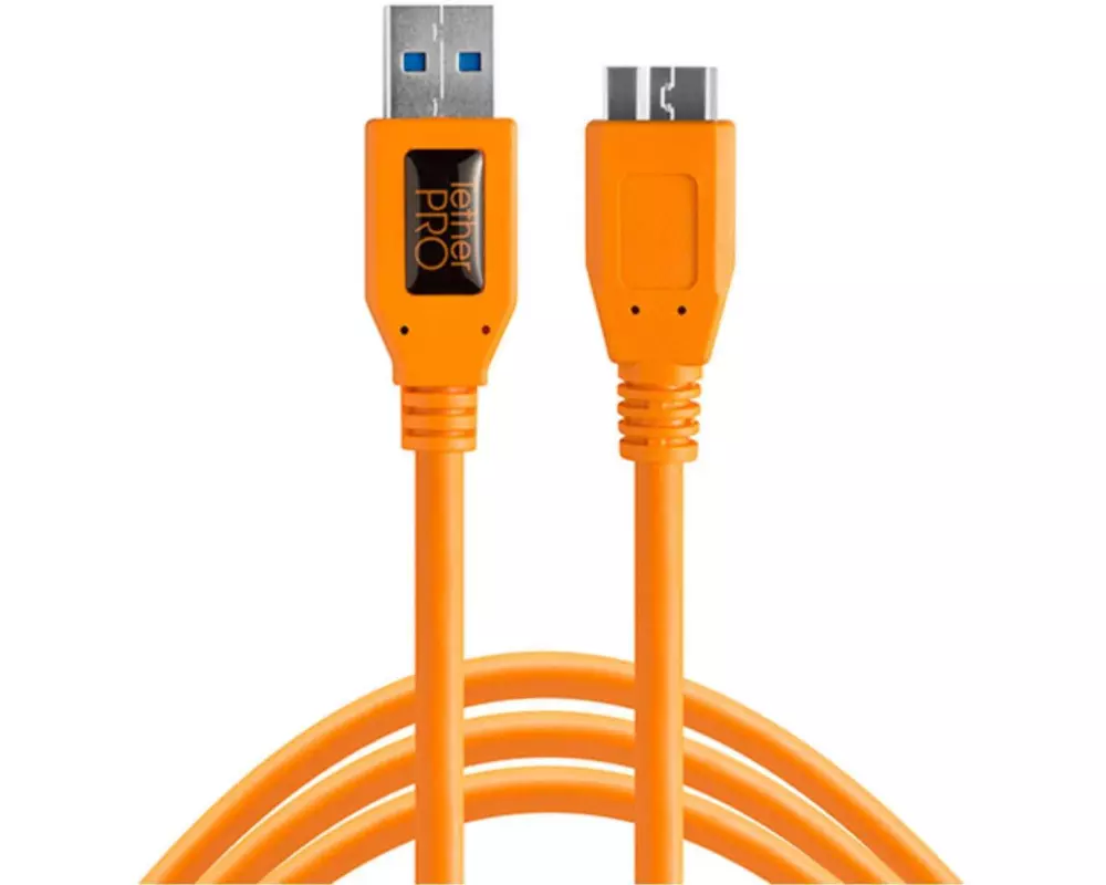 Tether Tools Kabel TetherPro USB 3.0 A / Micro B 4.6 Meter – orange