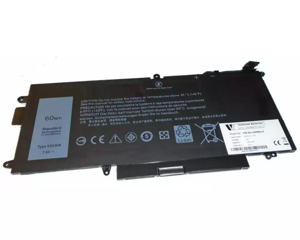 Vistaport Akku für Dell Latitude 5289/7389