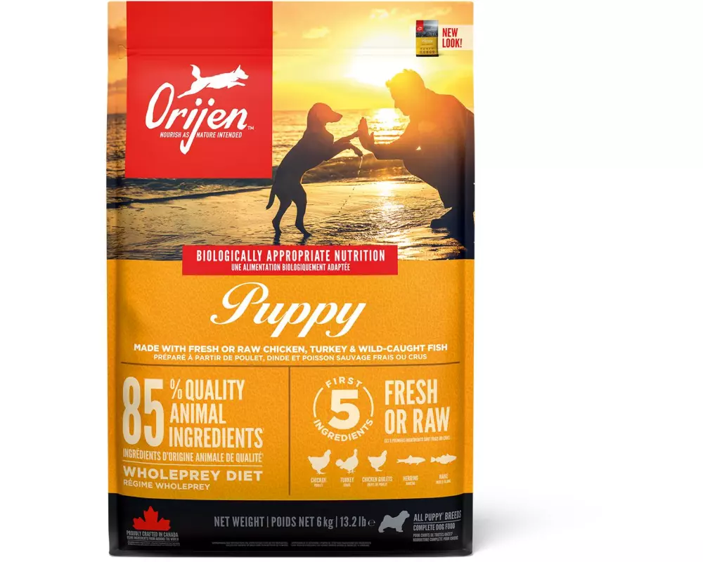 Orijen Trockenfutter Dog Puppy mit Geflügel, 6 kg