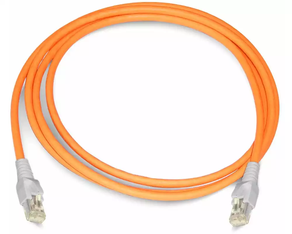 Dätwyler IT Infra Patchkabel Cat 6A, S/FTP, 2 m, Orange