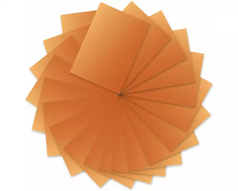 URSUS Tonzeichenpapier 50 x 70 cm, 130 g/m², 10 Blatt, Kupfer matt