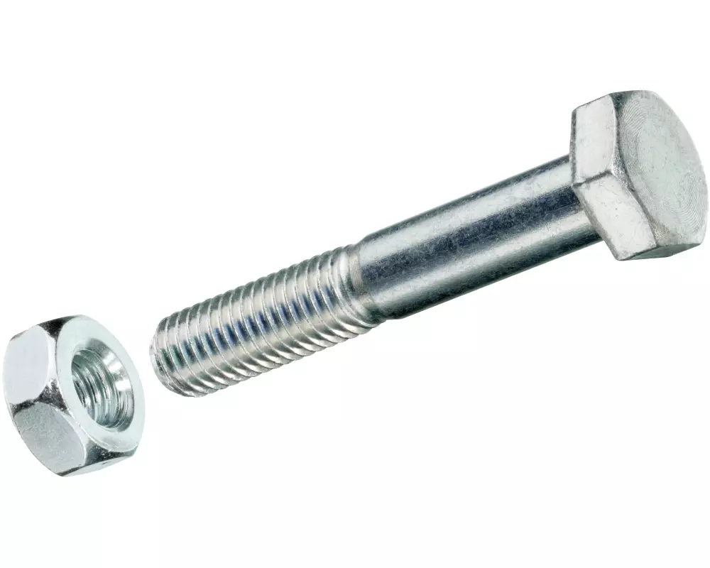 FTM Sechskantschrauben M 6 x 40 mm mit Muttern Edelstahl, 2 Stk