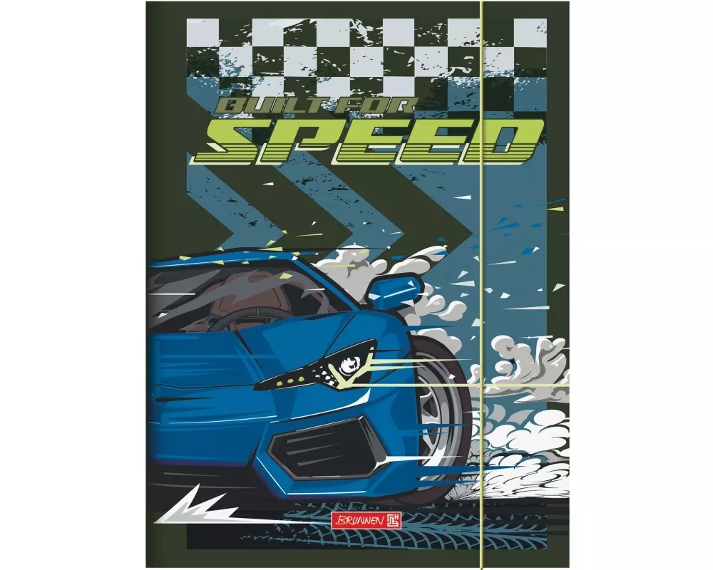 Brunnen Gummibandmappe Fast Wheels A3