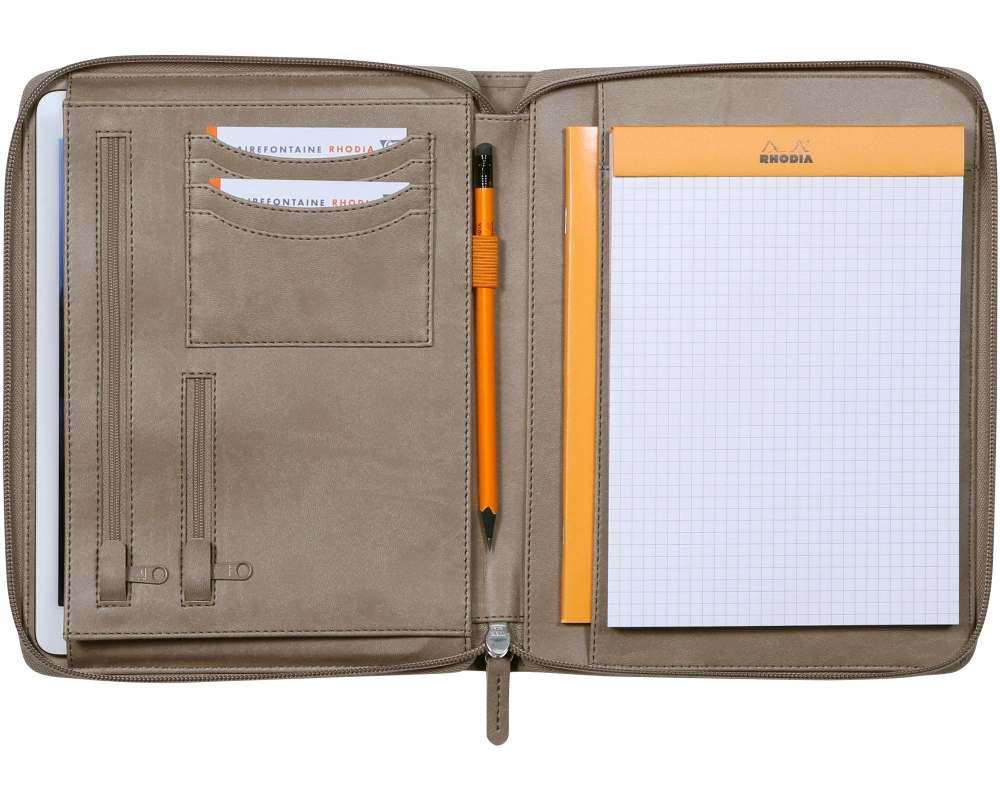 RHODIA Konferenzmappe A5 168101C taupe