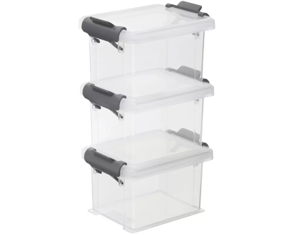 Rotho Aufbewahrungsbox Funcenter 3 x 0.15 l Transparent