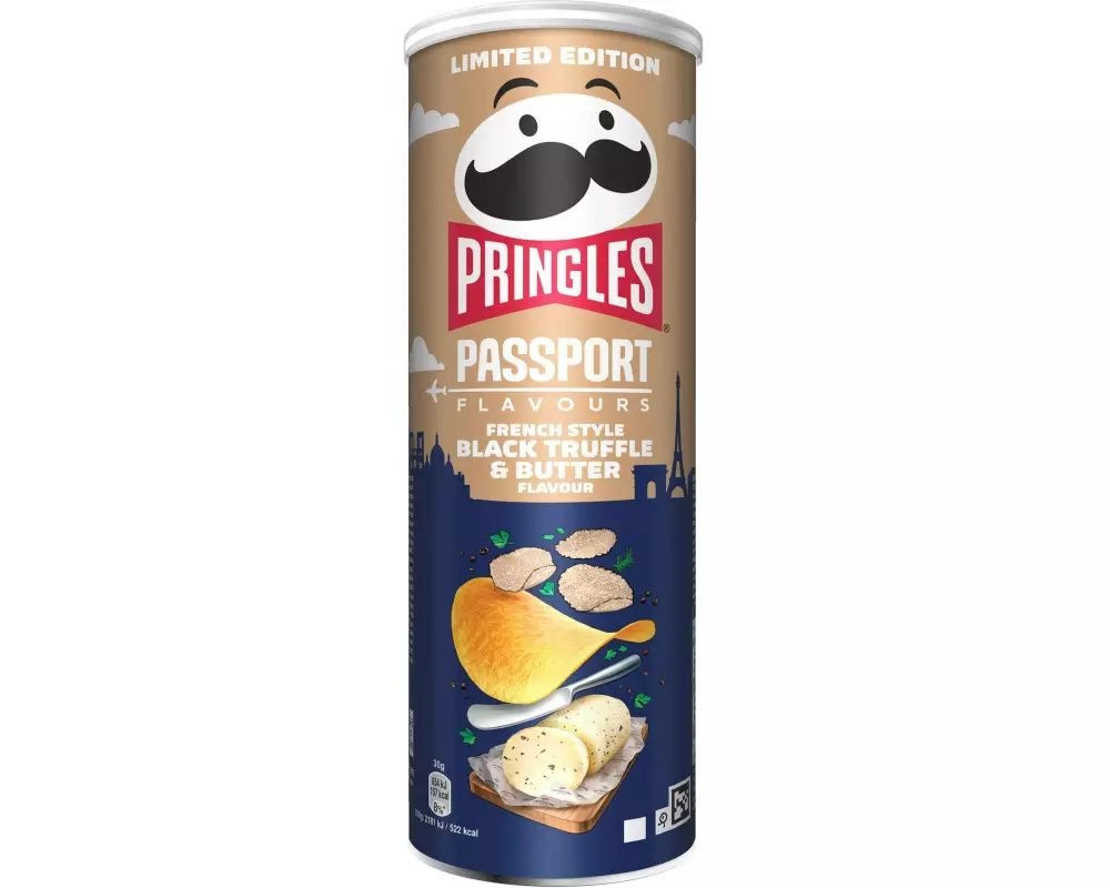 Pringles Chips Passport Black Truffle and Butter 165 g