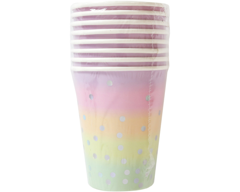 I AM CREATIVE Pappbecher, mint, rosa 6010.927 8 Stück