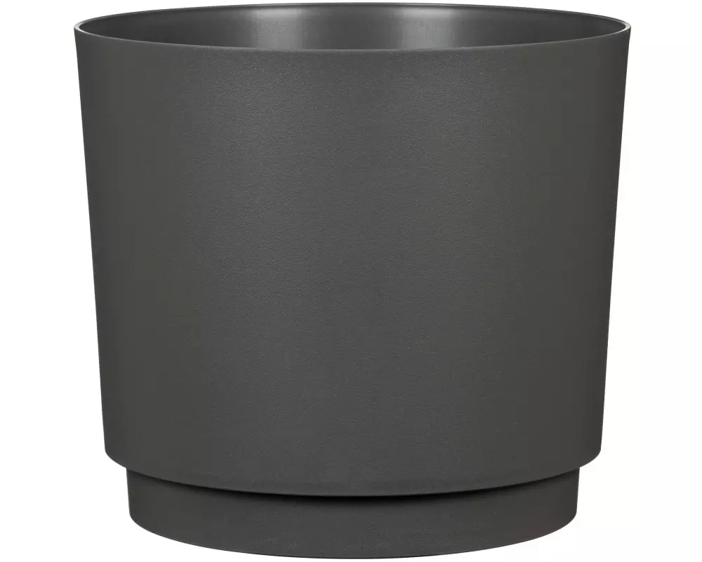 scheurich Blumentopf Plano Nero, 21 cm