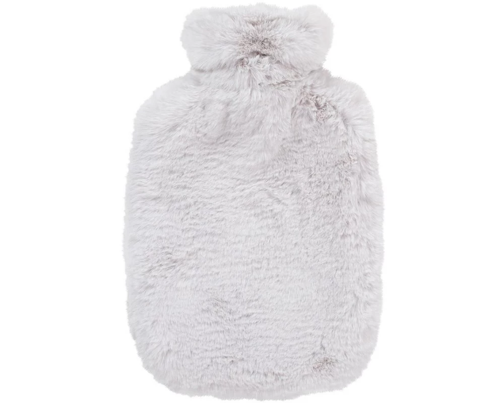 Fashy Bettflasche 2 L Flauschbezug extra soft hellgrau