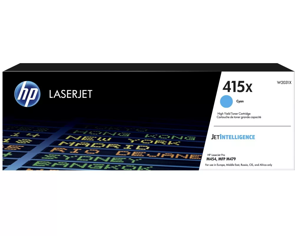 HP Toner Nr. 415X (W2031X) Cyan