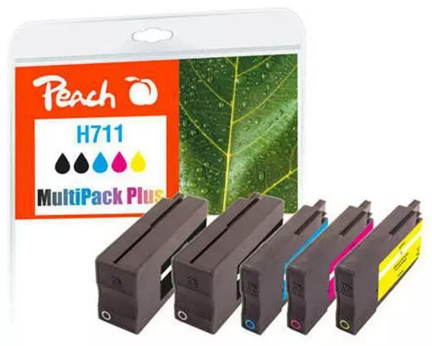 Peach Tinte HP Nr. 711 Multipack+