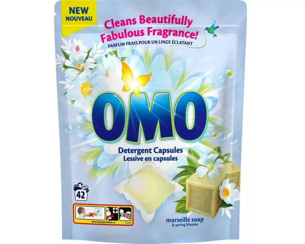 Omo Waschmittel Kapseln Marseille Seife 42 Stück