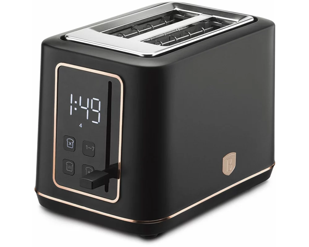 Berlinger Haus Toaster mit Digitalanzeige Black Rose Collection