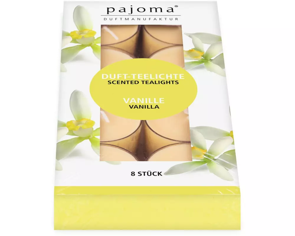 Pajoma Teelicht Vanille 8er Set
