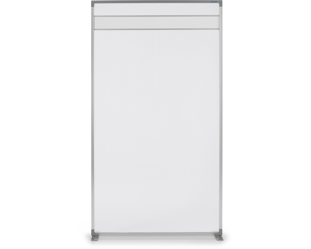 MAGNETOPLAN Raumteiler Polycarbonat 1103880 1800x1000mm, magn. Streifen