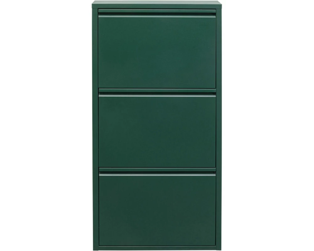 Kare Schuhschrank Caruso 3-er, 50 x 103 cm, Grün