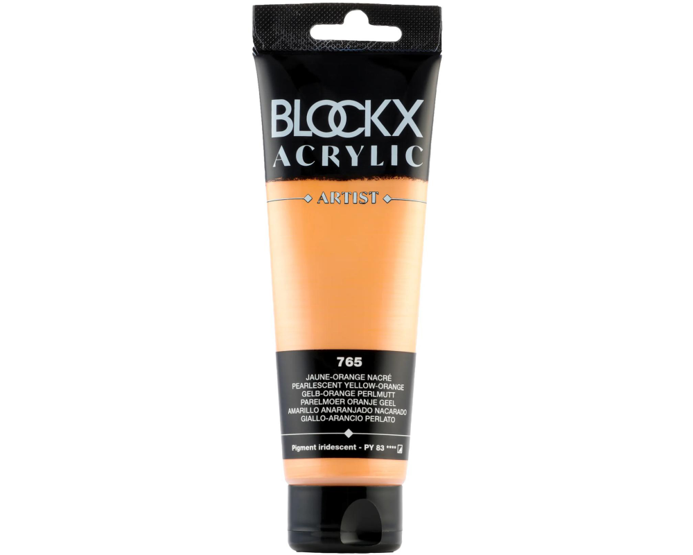 BLOCKX Acrylfarbe 120ml 60765BXC gelborange perlmutt