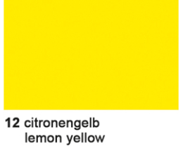 URSUS Transparentpapier 70x100cm 2631412 42g, zitronengelb