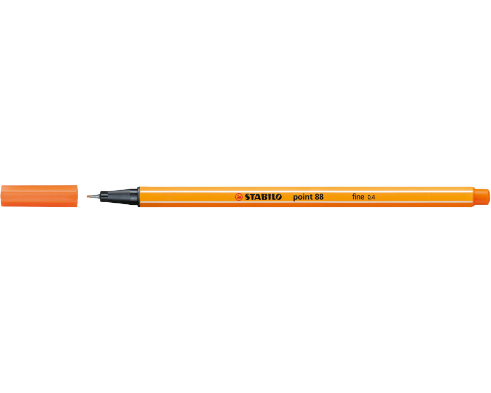 STABILO Fineliner Point 88 0.4mm 88/30 gelbrot