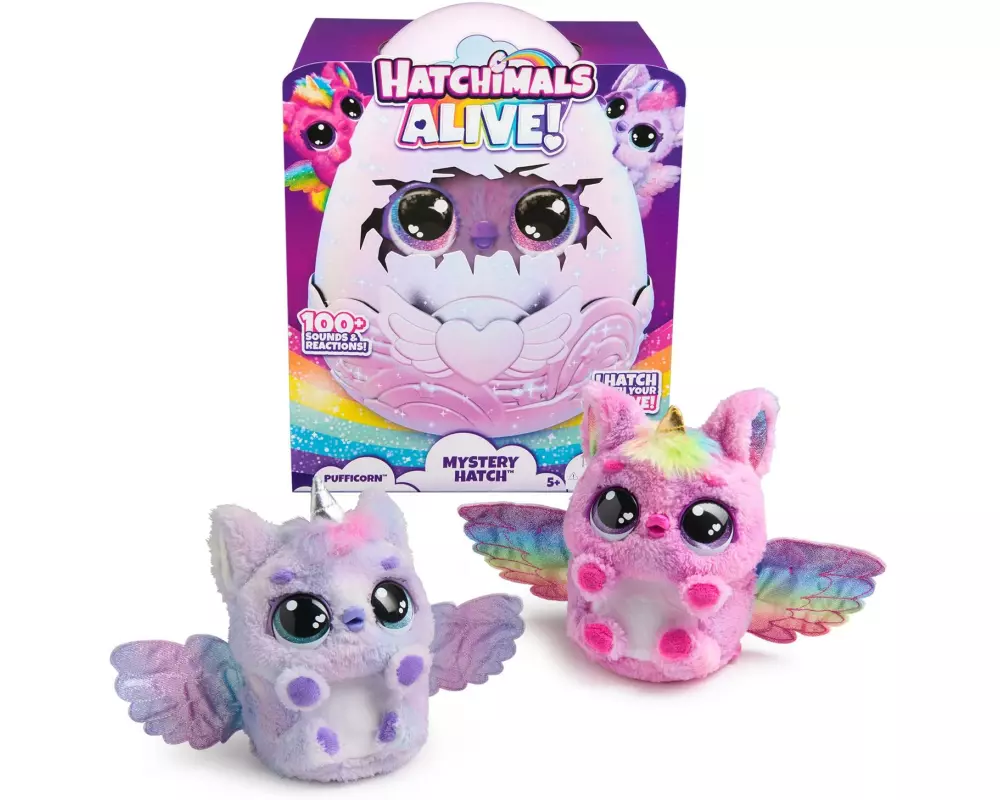 Spinmaster Hatchimals Secret Hatch Puffacorn Alive assortiert