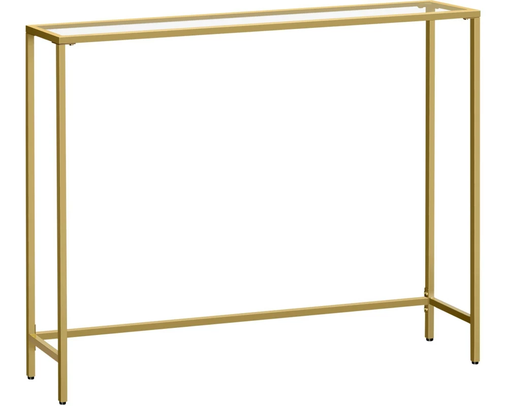 VASAGLE Konsolentisch 100.5 x 80 cm, Gold