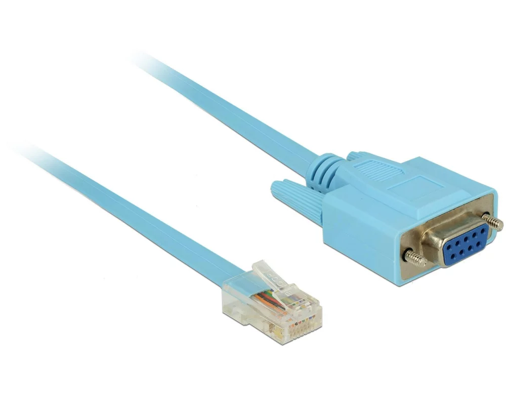Delock Konsolenkabel RS-232 DB9 - RJ-45 Cisco kompatibel 1m