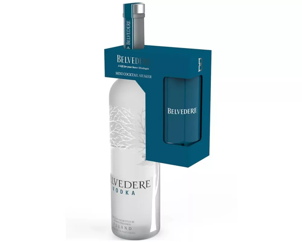 Belvedere Vodka Pure Mini Shake & Serve 0.7 l