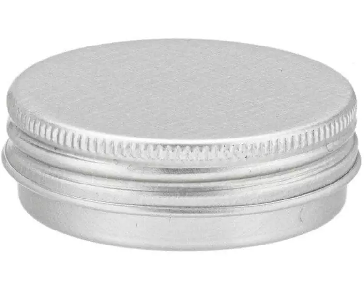 Glorex Kosmetik Dose Alu-Schraubdeckeldose 10 ml, 2 Stück