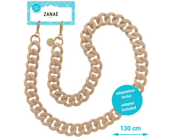 ZANAÉ Phone Necklace Canadian Hut 18317 Indian Summer beige