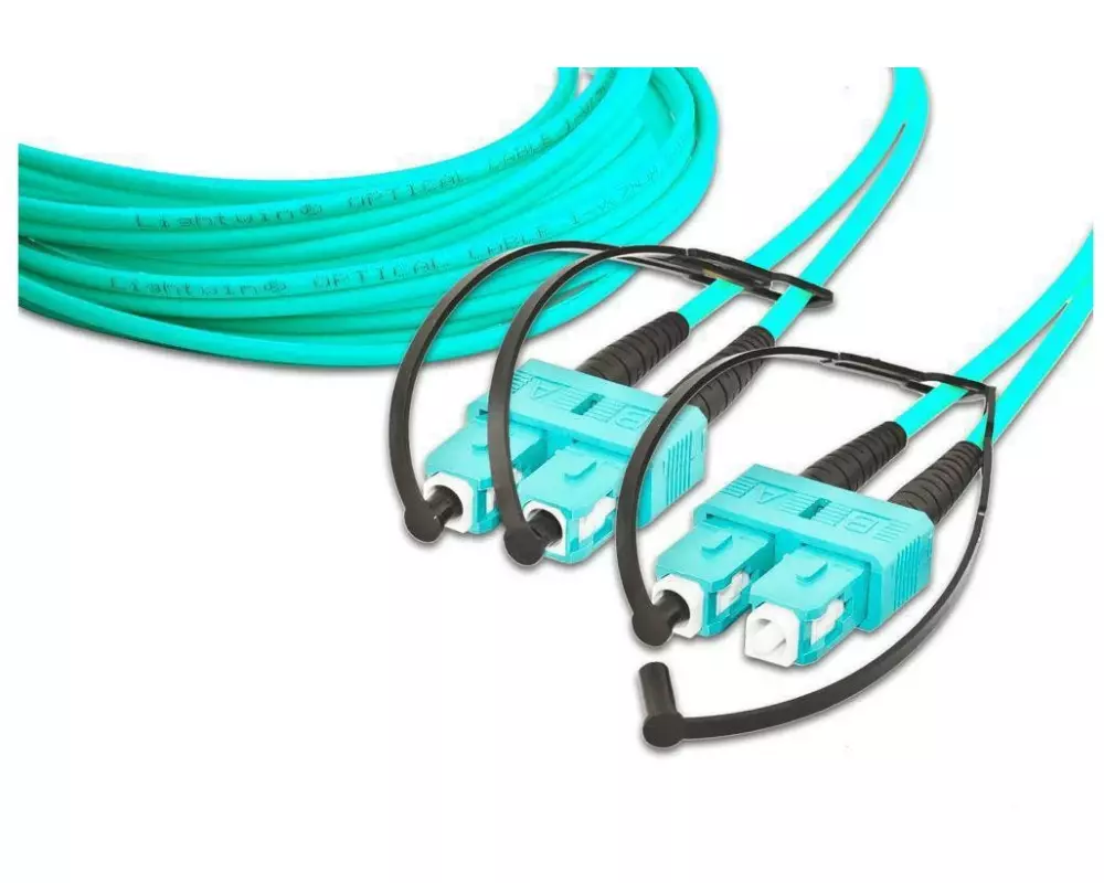 Lightwin LWL-Patchkabel SC-SC, Multimode, OM3, 15m