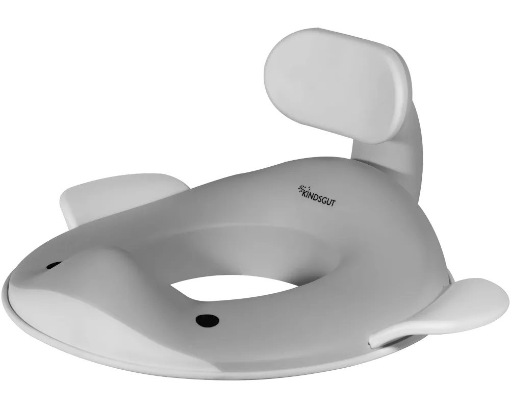 Kindsgut Toilettensitz Wal Dunkelgrau