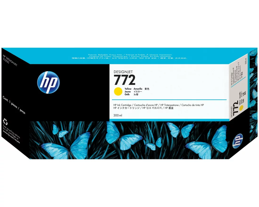 HP 772 Original Ink Cartridge yellow 300ml