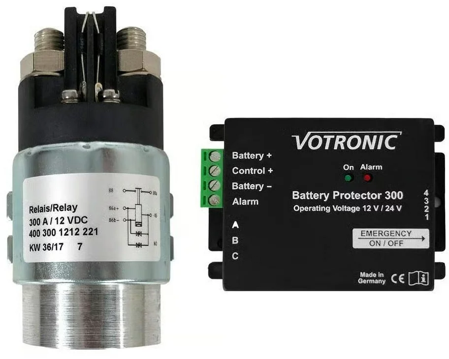 Votronic Schutzeinrichtung Batteriewächter 300 12 V/24 V 65 A
