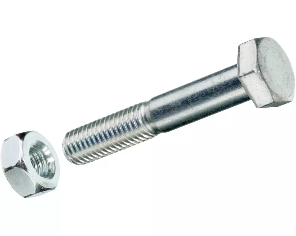 STRUCT Sechskantschrauben M 5 x 30 mm mit Muttern Edelstahl, 4 Stk