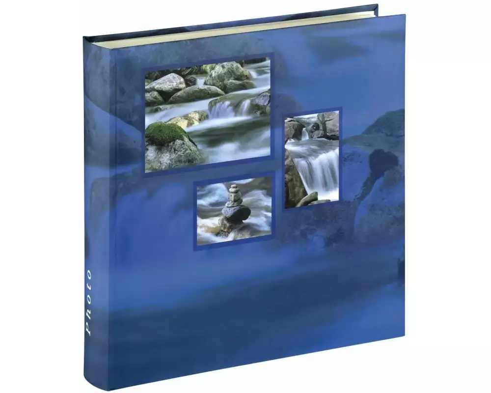 Hama Fotoalbum Singo 30 x 30 cm Aqua, 100 weiße Seiten