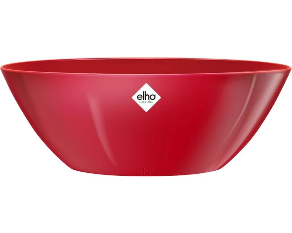Elho Blumentopf Brussels Diamond oval 3.8 l, Lovely Red