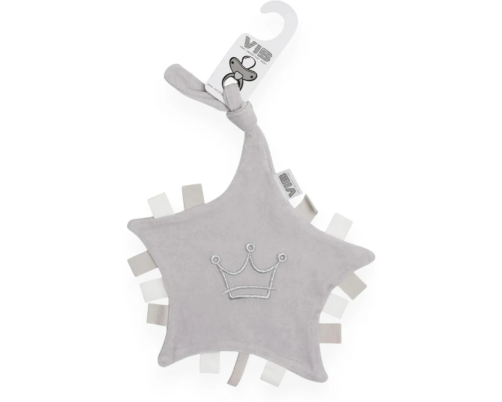 Very Important Baby Schmusetuch Stern Grau