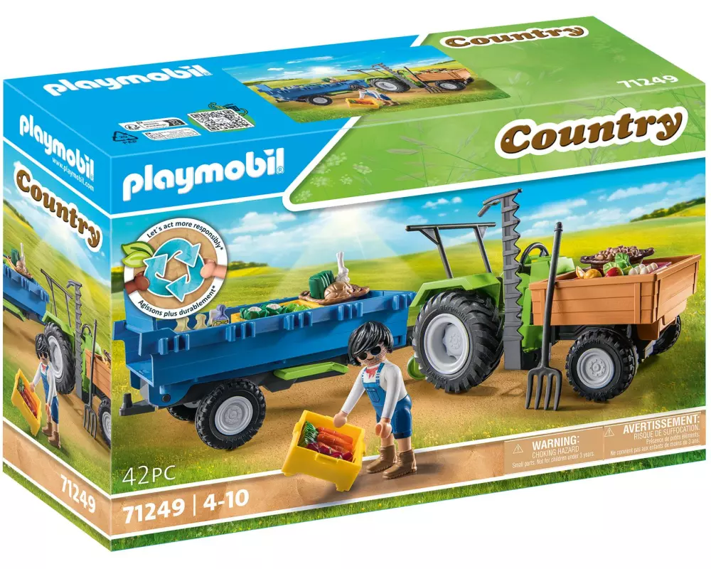 Playmobil Country Traktor mit Hänger 71249
