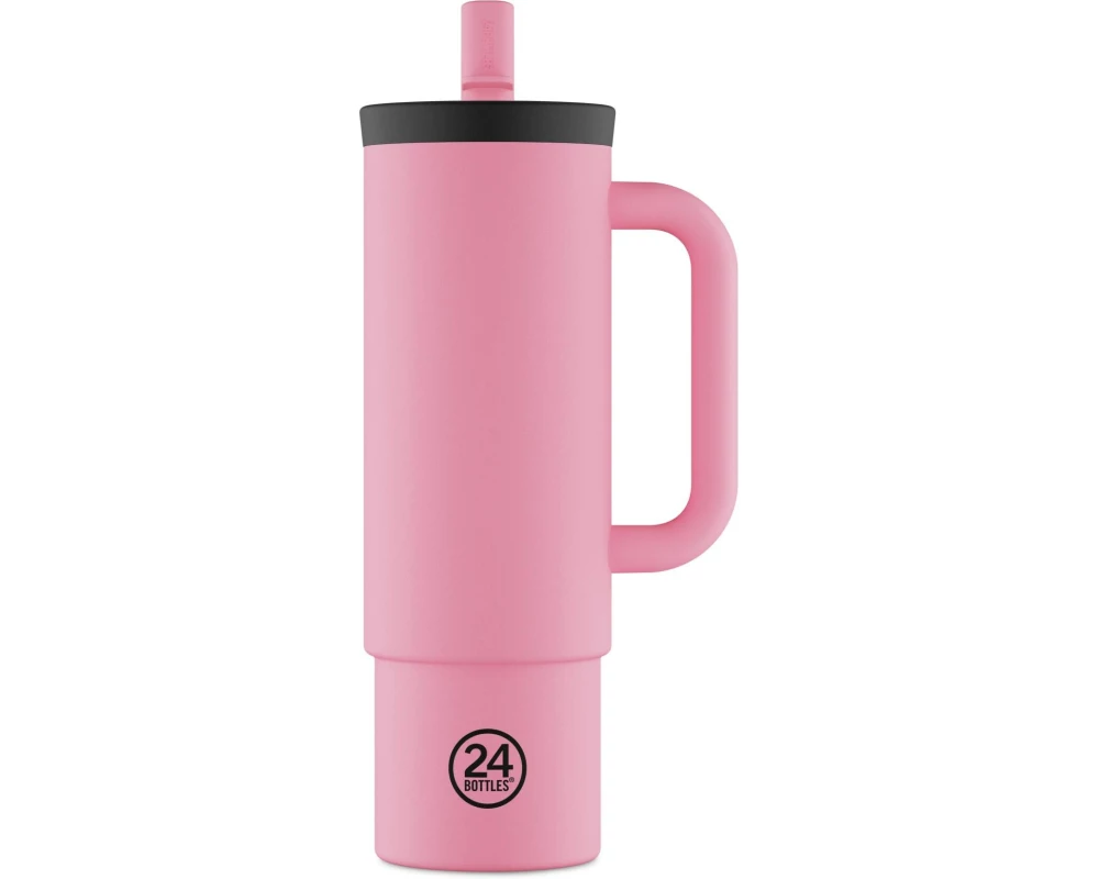 24Bottles Thermobecher Straw Cup 800 ml, Pink