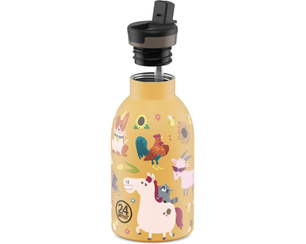 24Bottles Thermosflasche Clima 330, 330 ml, Farm Friends