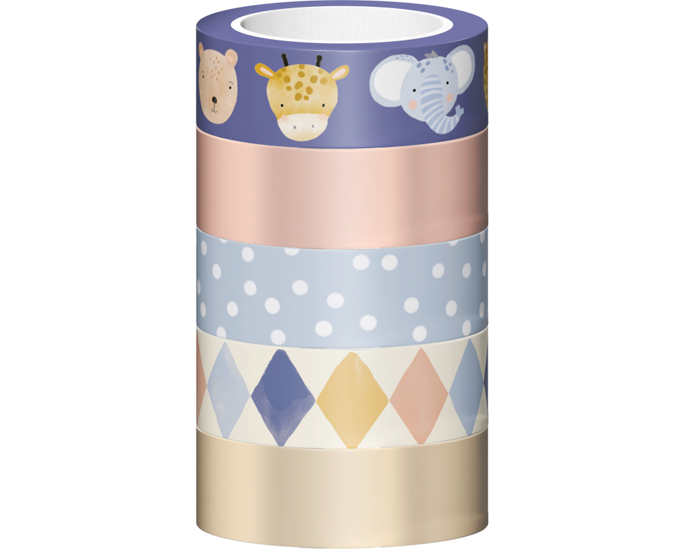 STEWO Washi Tape Buba 2582518097 assortiert 5 Stück