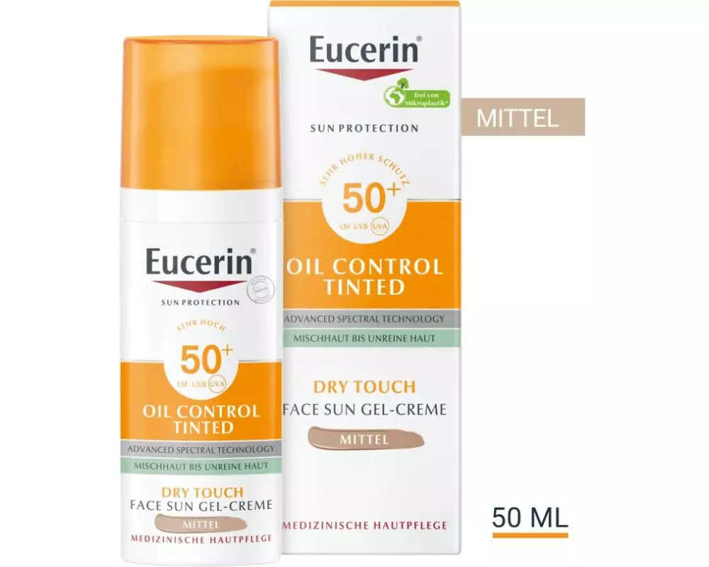 Eucerin Oil Control Tinted Gel Creme 50 ml