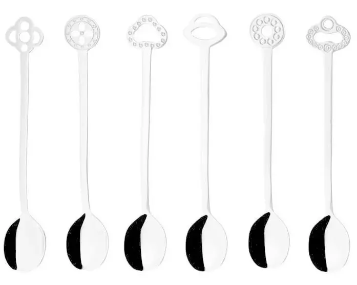 Sambonet Löffel-Set Party Oriental 6-teilig, Silber