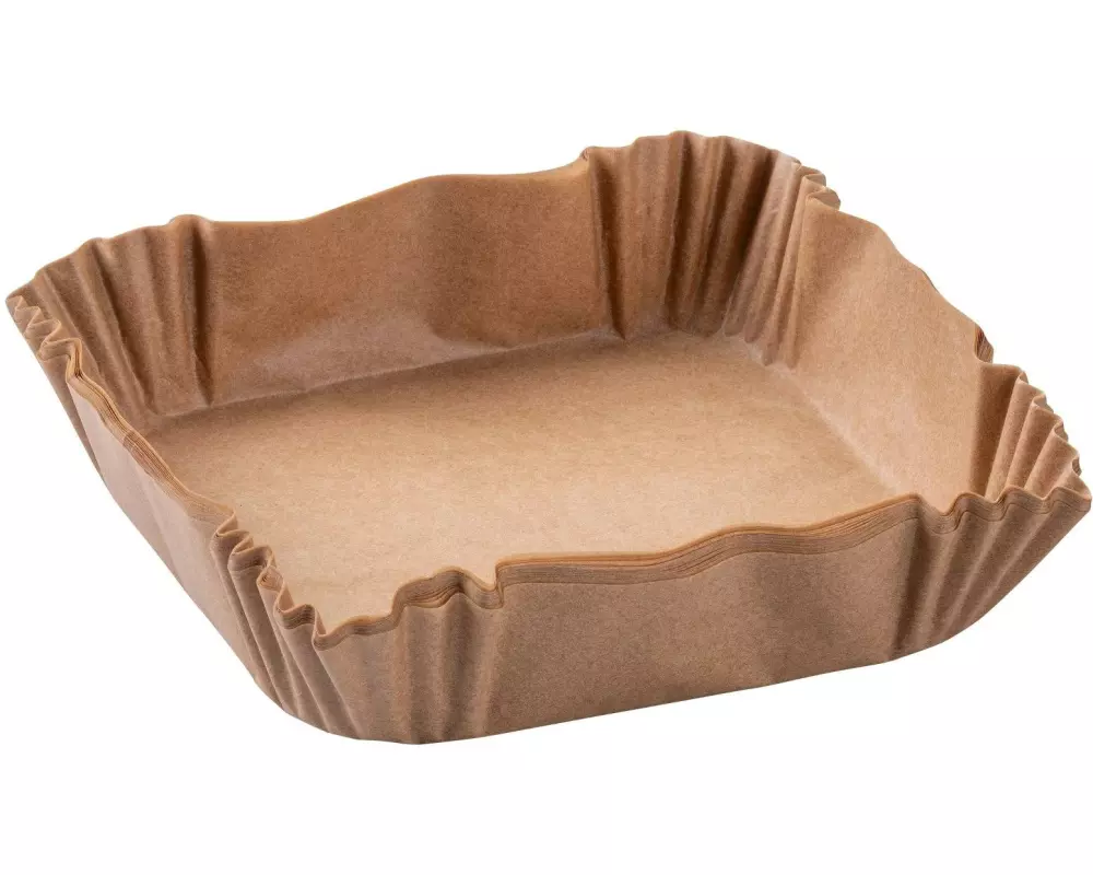 Fackelmann Backpapier Airfryer, 160 x 160 x 45 mm, 40 Stück