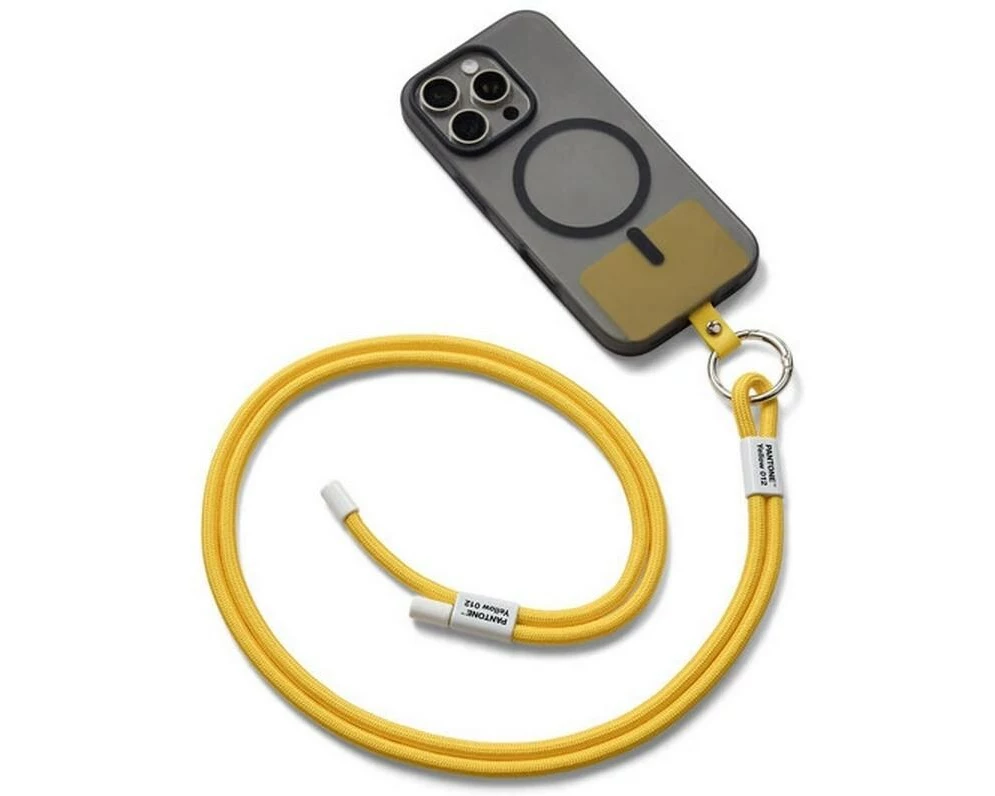 Pantone by Copenhagen Design AdjustablePhonestrap Yellow012