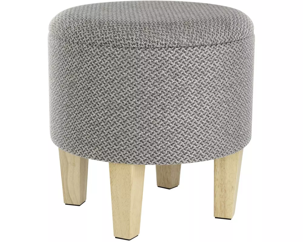 EGLO Hocker Mashike Ø 39 x 40 cm, Grau/Braun