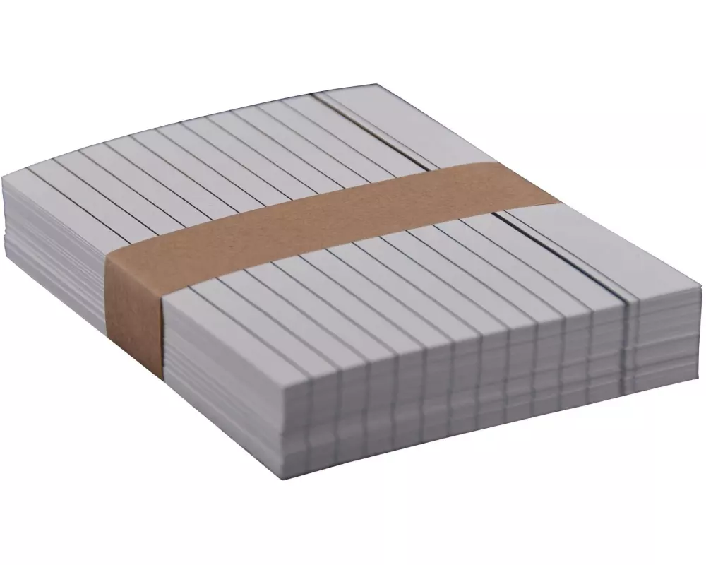 office focus Karteikarten , Liniert, Grau