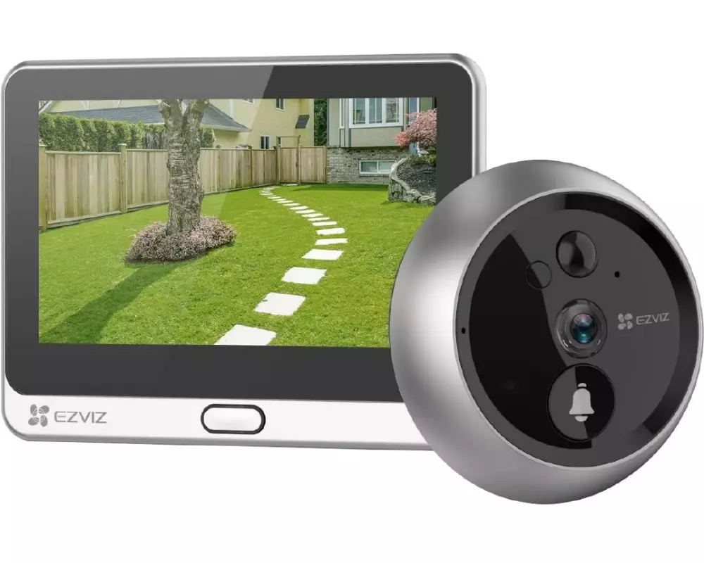 EZVIZ Digitaler Türspion DP2C Schwarz/Silber