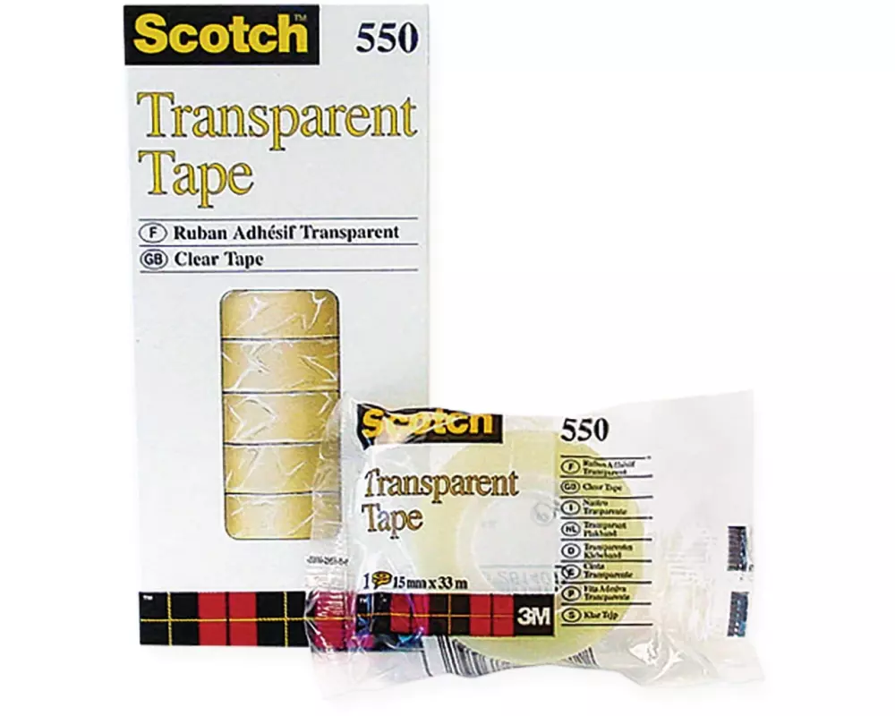 Scotch Klebeband 550 15 mm x 33 m, Transparent