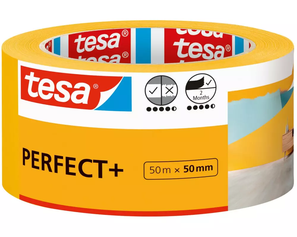 tesa Malerband Perfect+ 50 m x 50 mm
